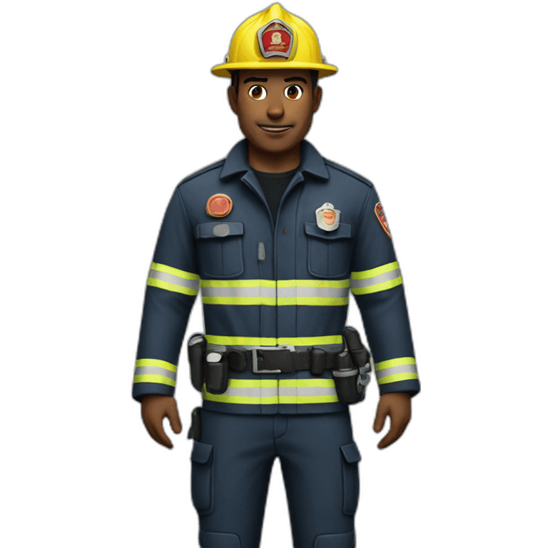 Fireman kiberpolice emoji