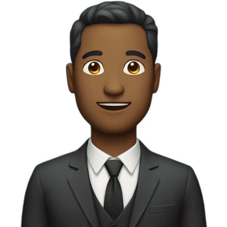 man with suit emoji