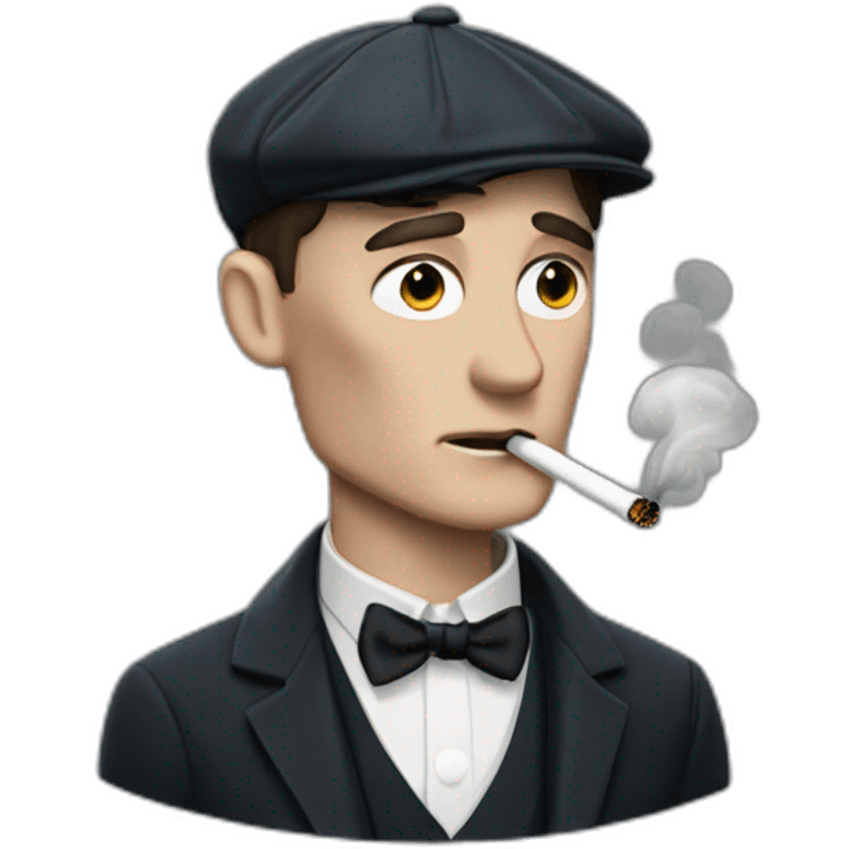 Tommy shelby smoke a cigarette emoji