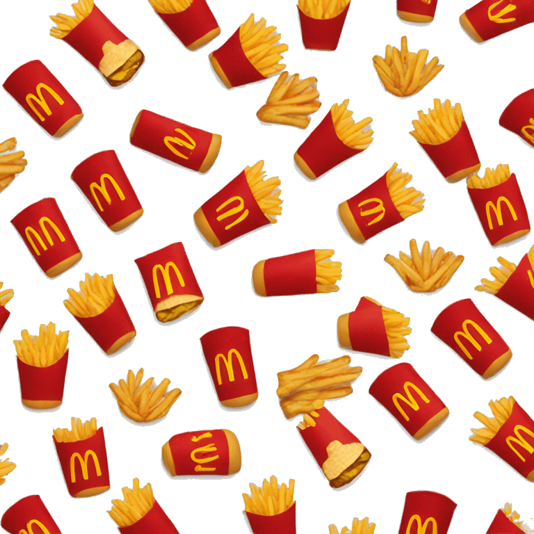 mcdonalds fries red  emoji