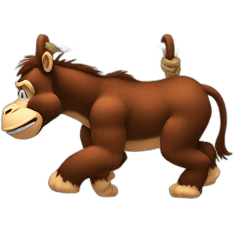  DONKEY KONG ON THE ROPE emoji