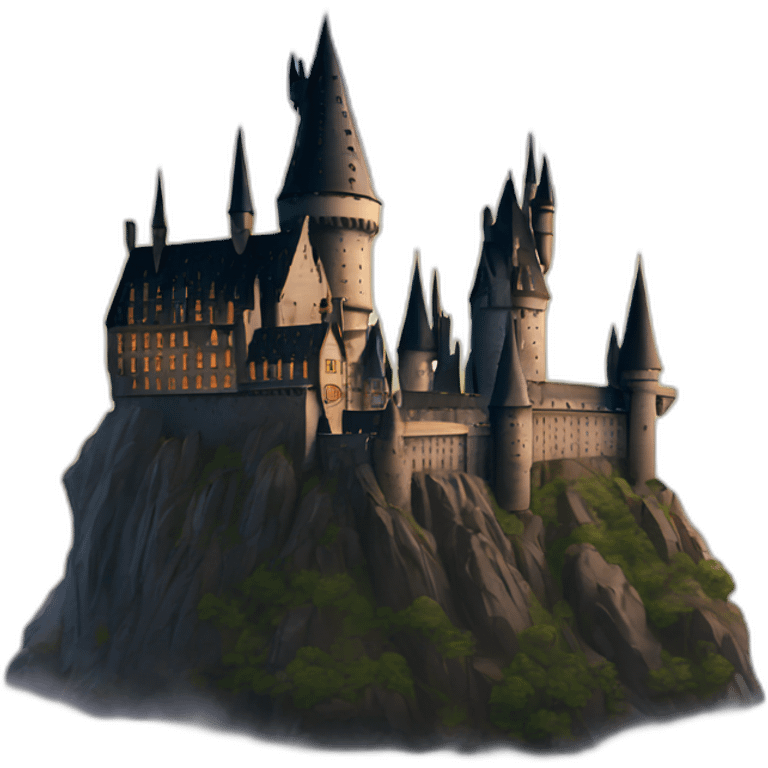 hogwarts castle emoji