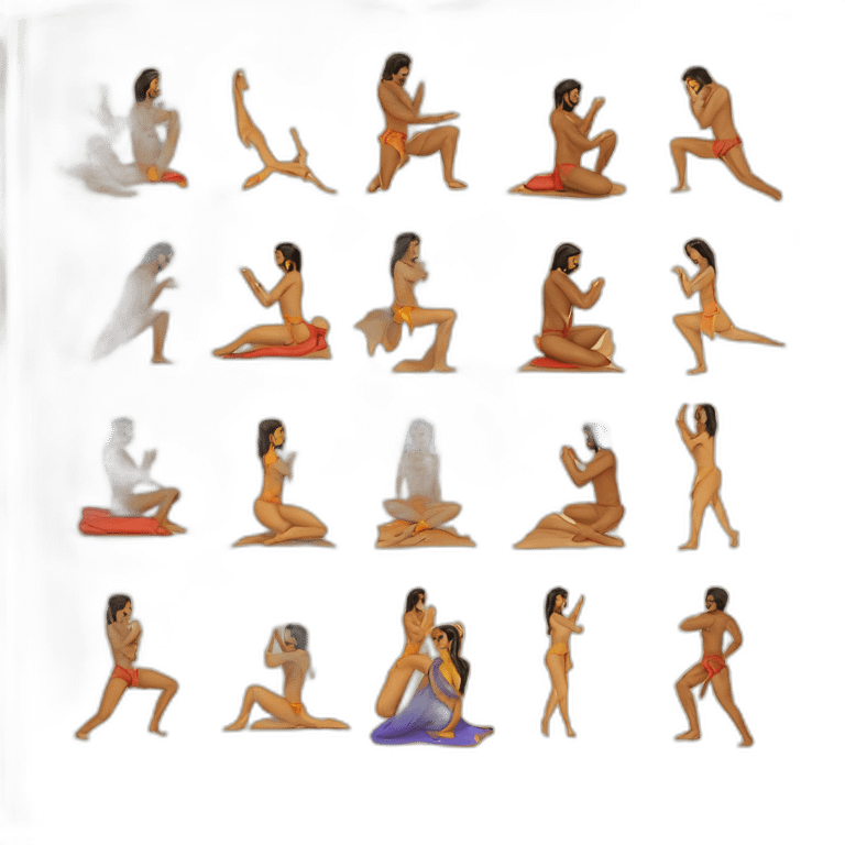 Kamasutra book page emoji