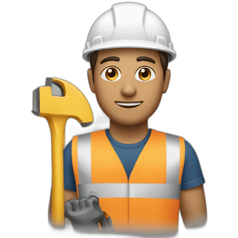 worker with a tool emoji