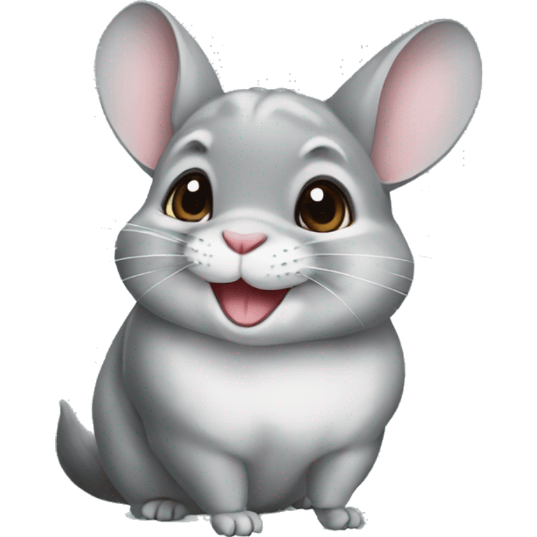 happy chinchilla emoji