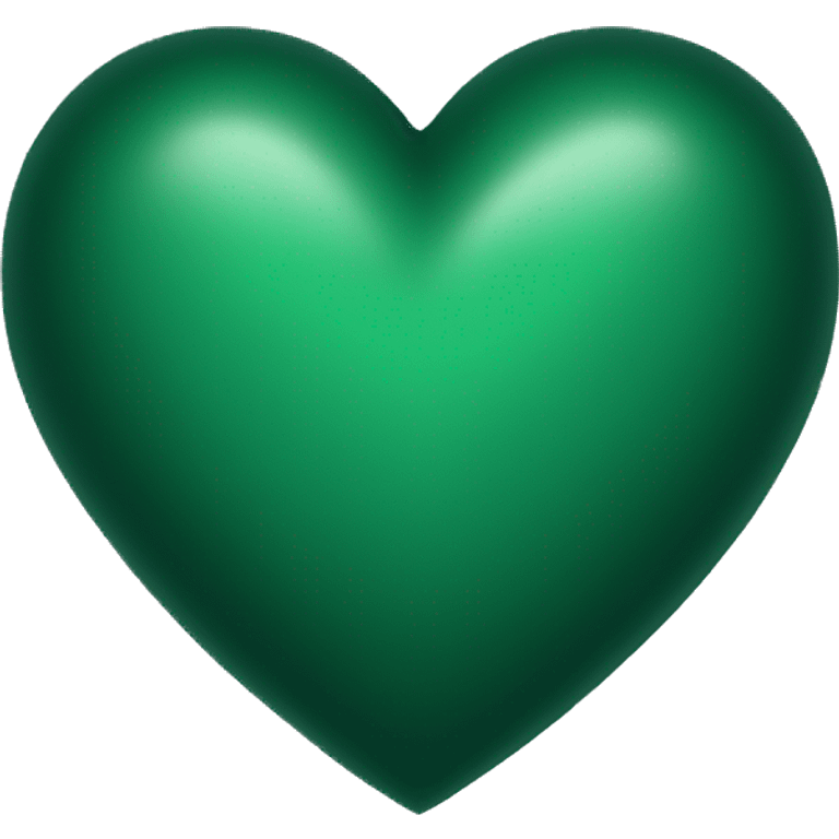 dark green heart emoji