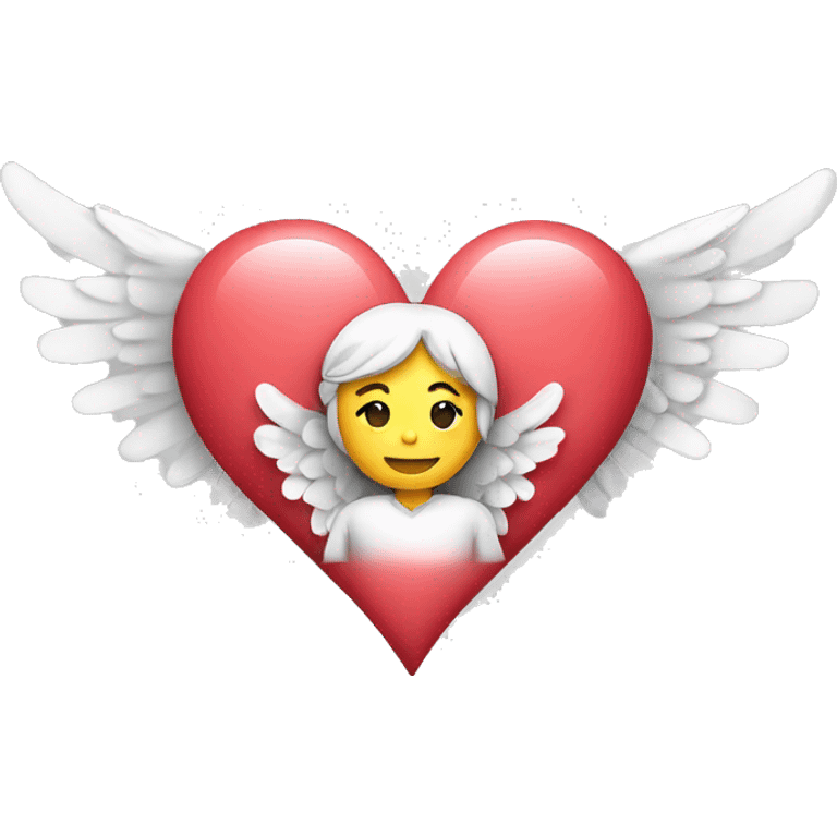 heart with angel wings emoji