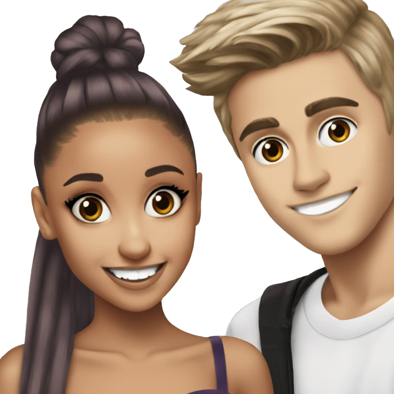 Ariana Grande With Justin Bieber emoji