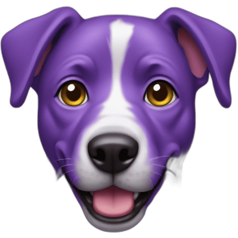 purple dog emoji