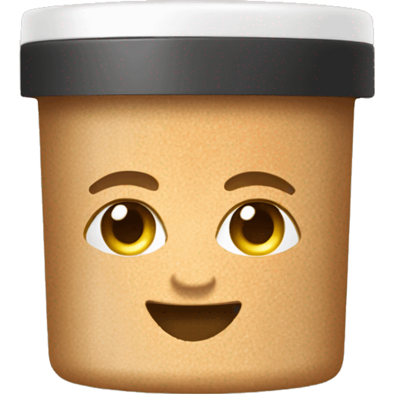 light brown body scrub pot emoji