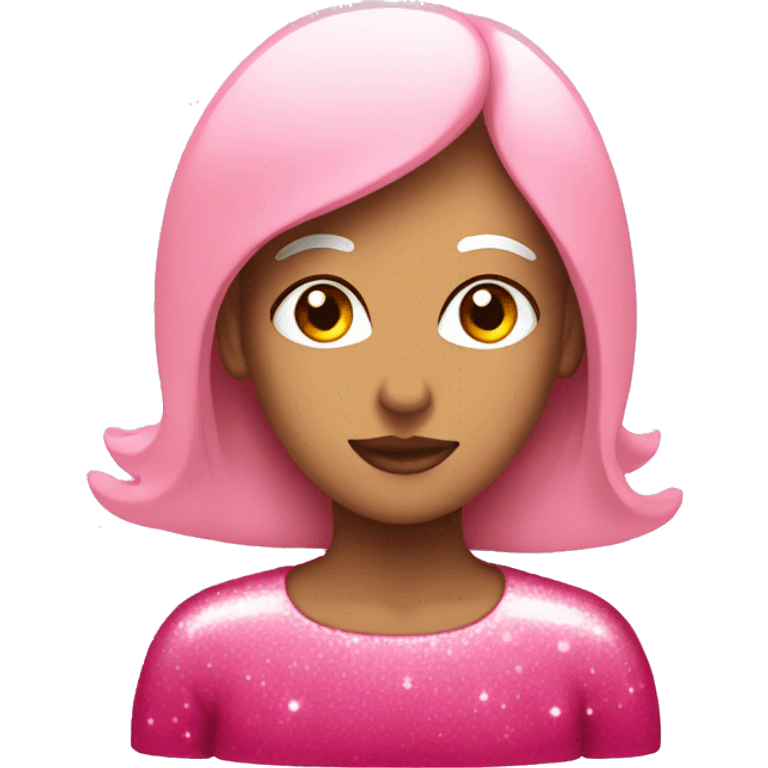 Female sign pink sparkles emoji