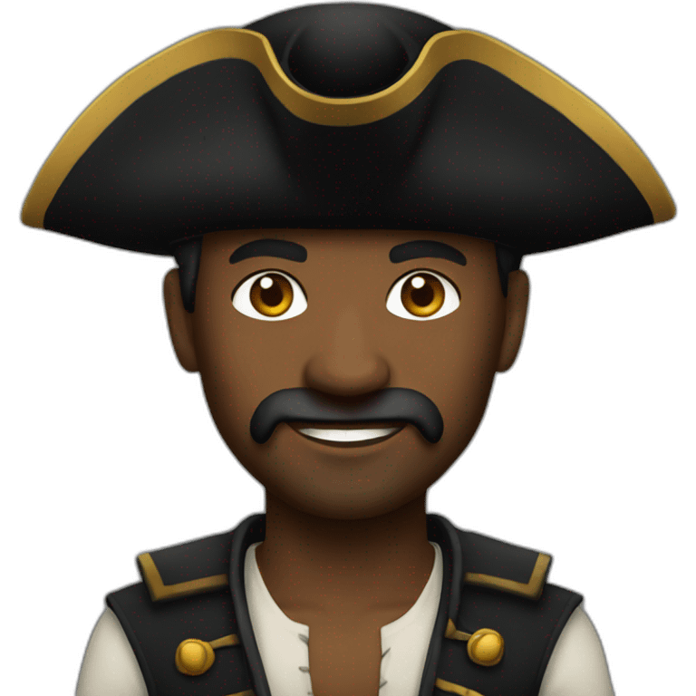 Black pirate emoji