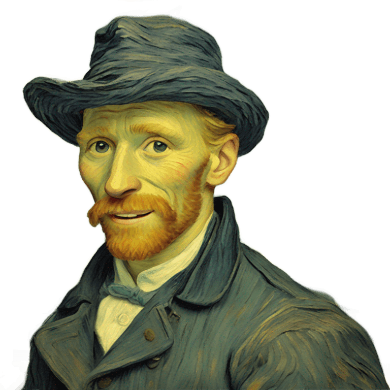 smiley by van gogh emoji