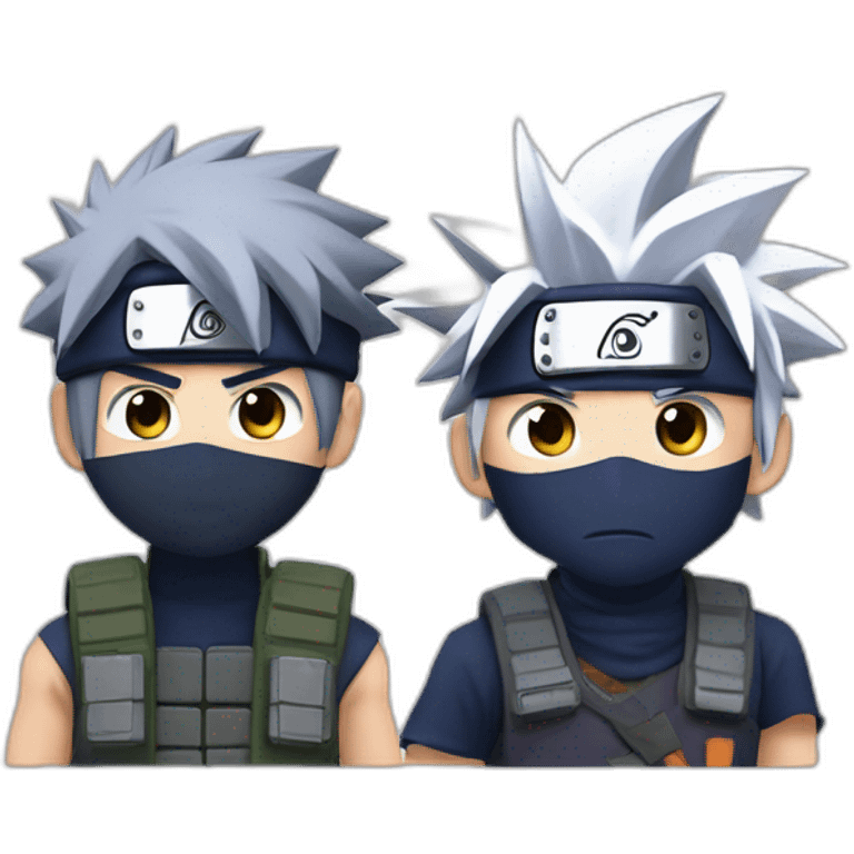 Kakashi et sasuke emoji