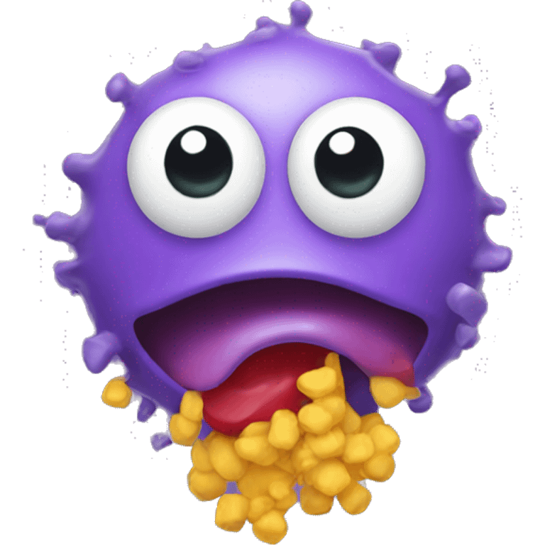 Covid germ emoji