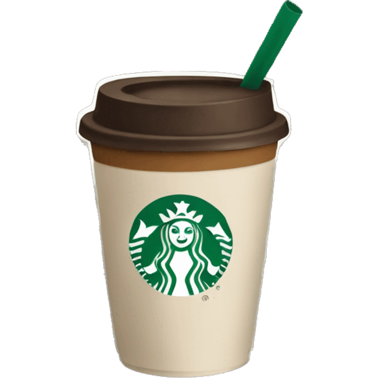 Starbucks coffee emoji