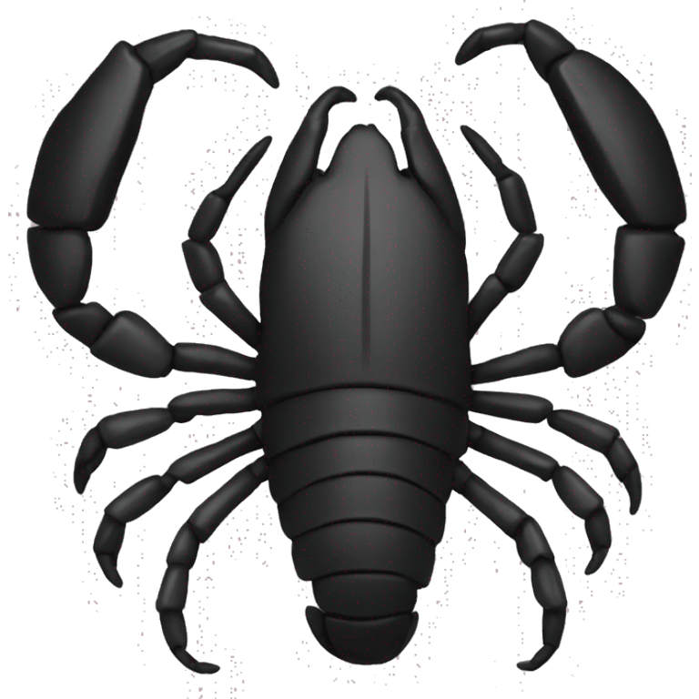 Black Scorpio symbol  emoji