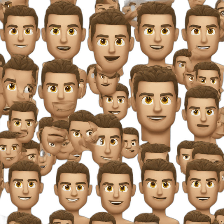 Ronaldo qui fait caca emoji