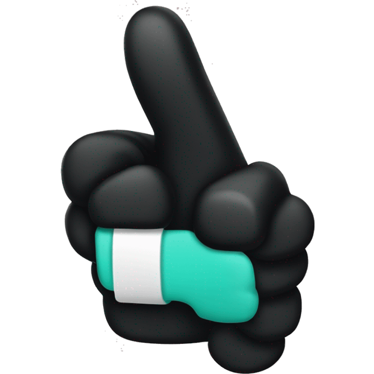 Thumbs up, Black claws emoji