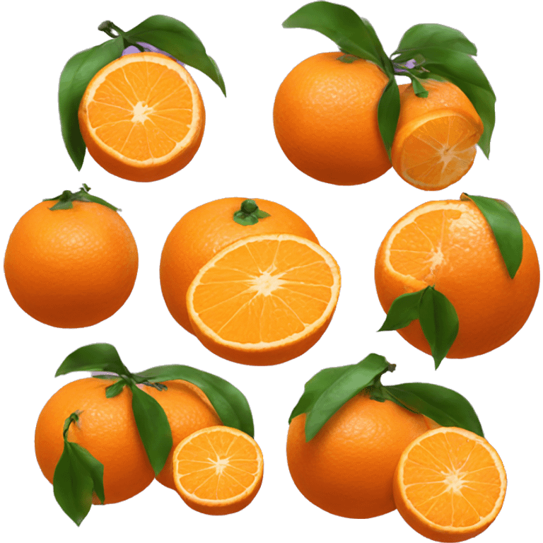 New Year's Tangerines emoji