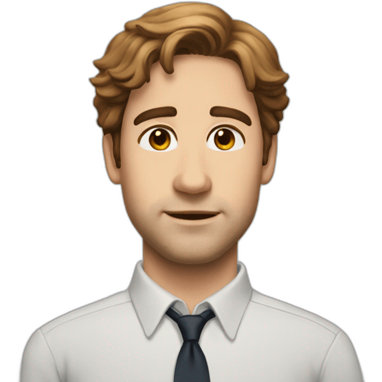 photo-real-Jim Halpert emoji