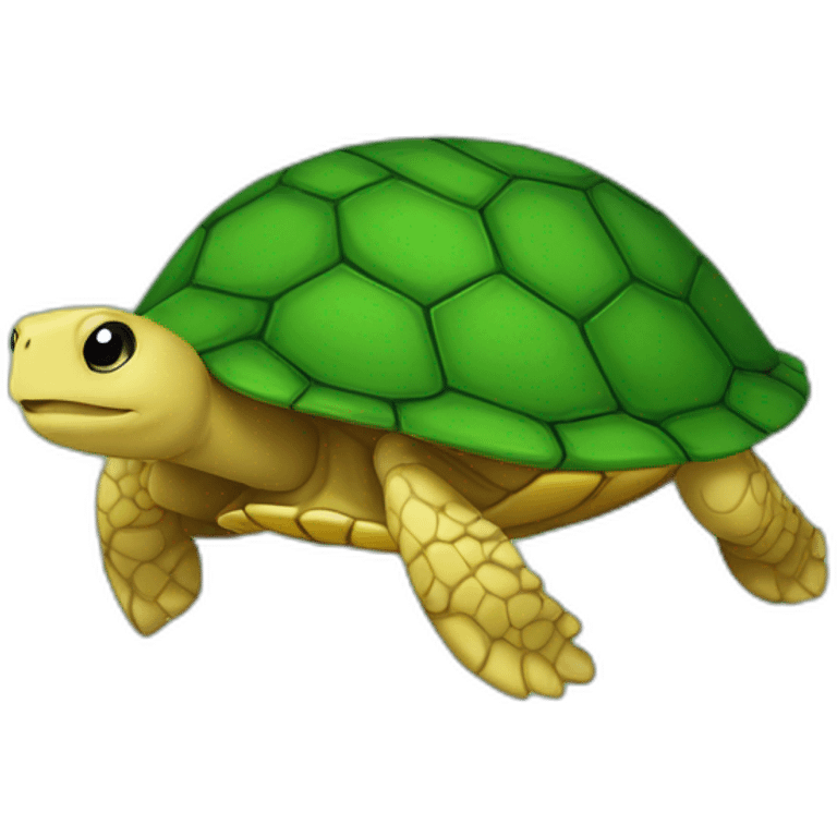 Tortue sur abeille emoji