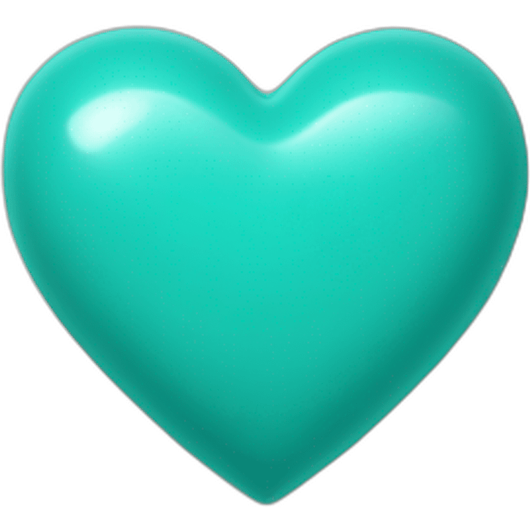 turquose heart emoji