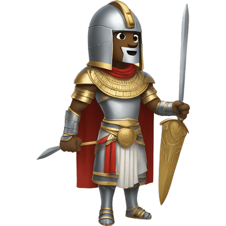 Knight with ancient Egyptian clothing emoji