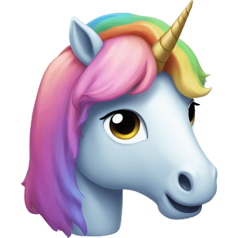 rainbow unicorn  emoji