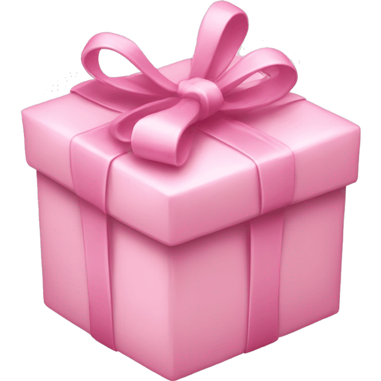 Light pink present emoji