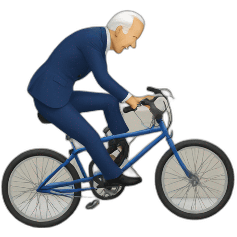 biden bike fall emoji