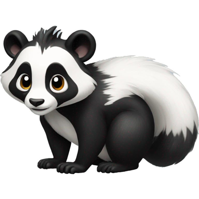 skunk-panda-hybrid full body emoji