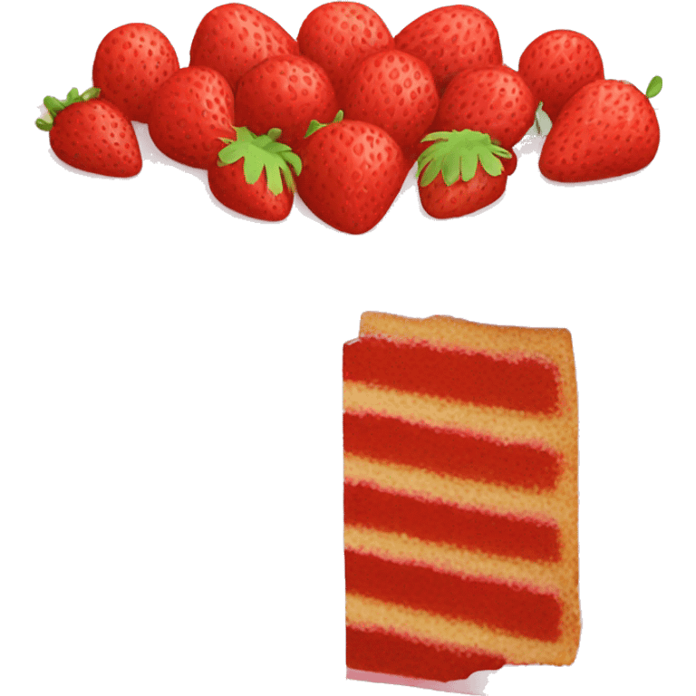 strawberry cake emoji