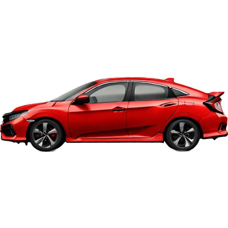 Red Honda civic emoji