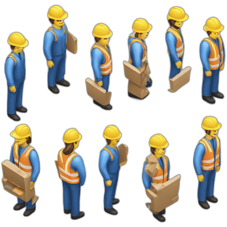 isometric jobs emoji