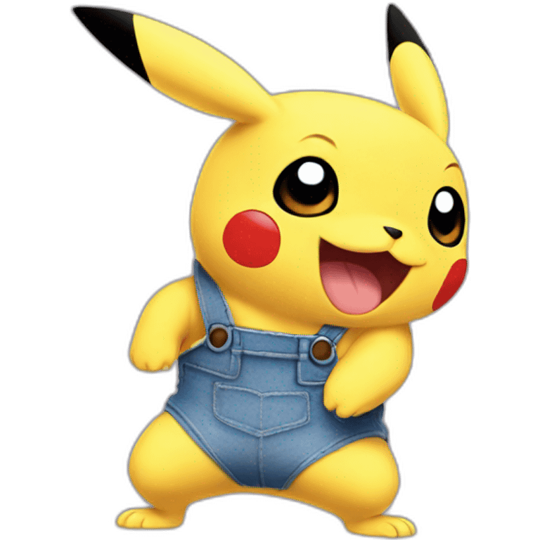 Stitch with pikachu  emoji