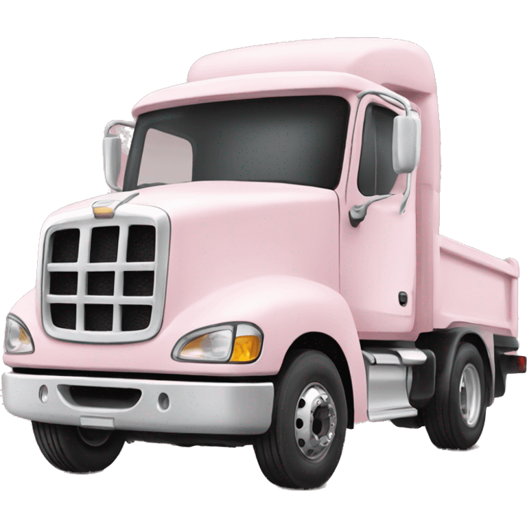 Pale pink truck emoji