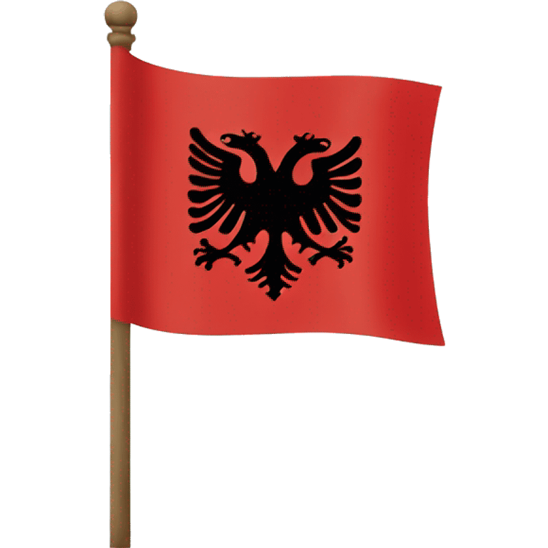 Ancient Albanian flag emoji