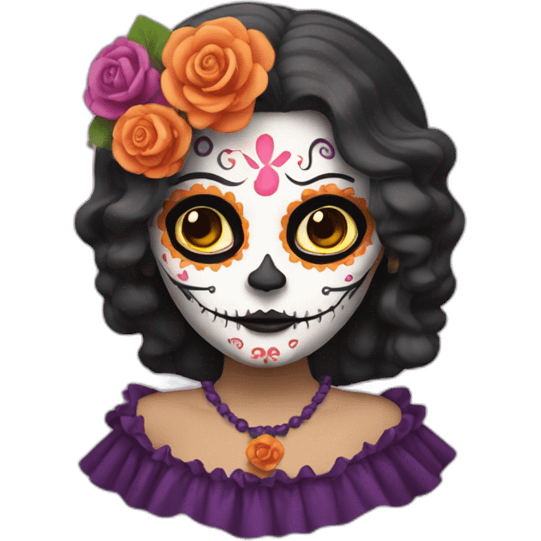 Catrina animada emoji