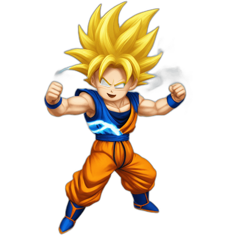 Riniel as a Super Saiyan Goku emoji