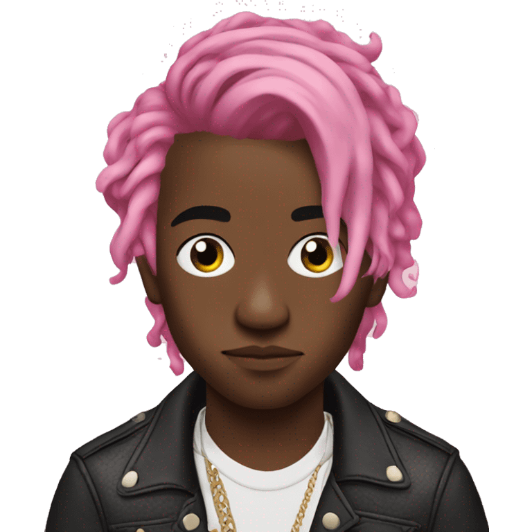 Lil uzi vert pink hair emoji