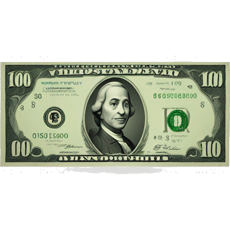 $100 bill emoji