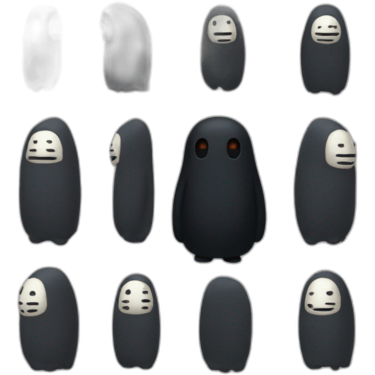 no face studio ghibli emoji