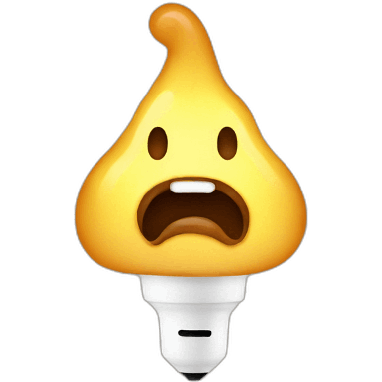 Poop Lamp emoji