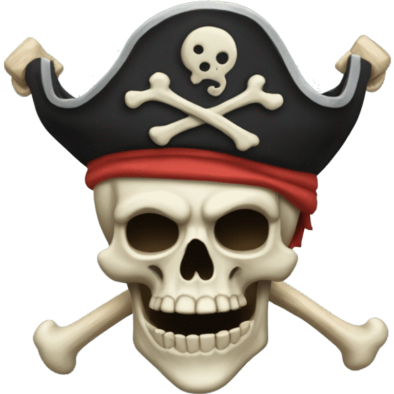 A skeleton pirate with text "GG" emoji