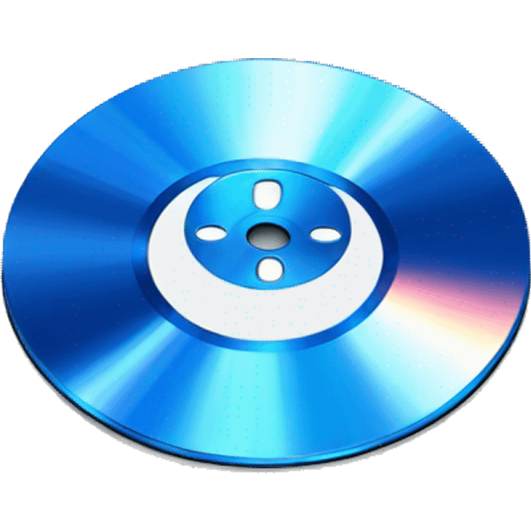 blue CD  emoji