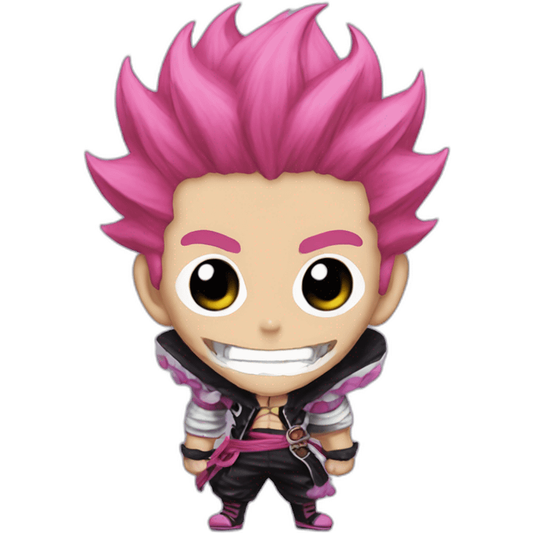 Katakuri One Piece with pink airs emoji