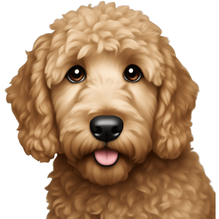 Mini Goldendoodle named River emoji