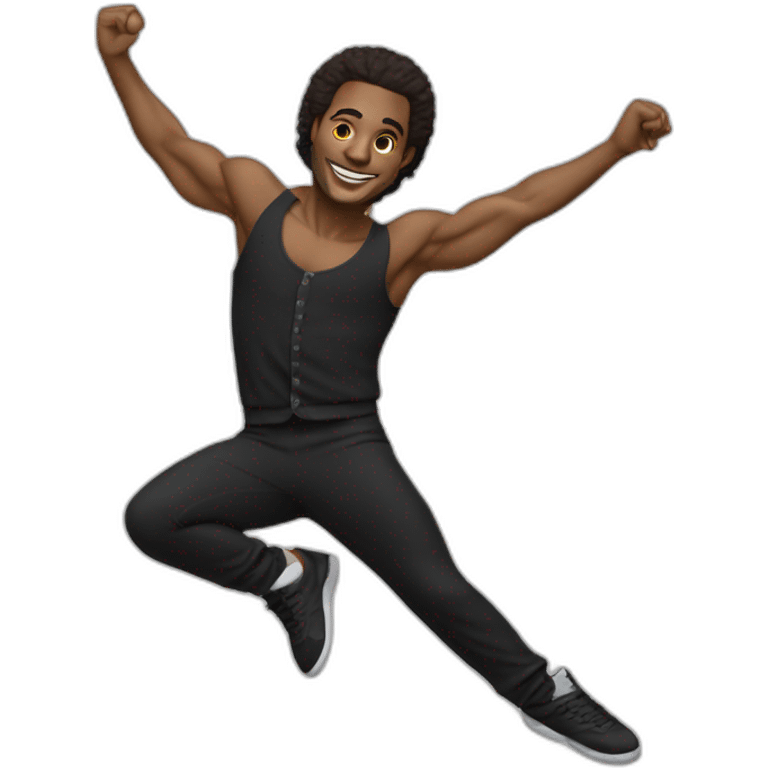 Michel Jordan en train de danser emoji