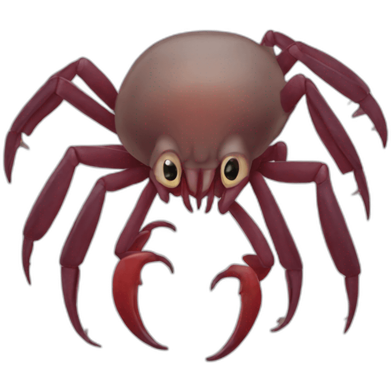 Vampire crab emoji